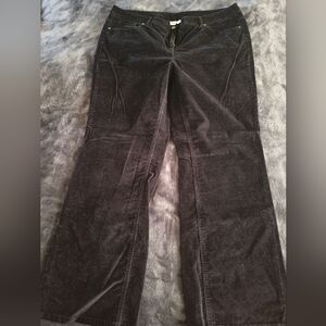 Liz Claiborne Black Corduroy Bootcut Pants
